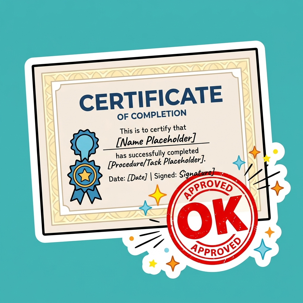 手続き完了のご報告